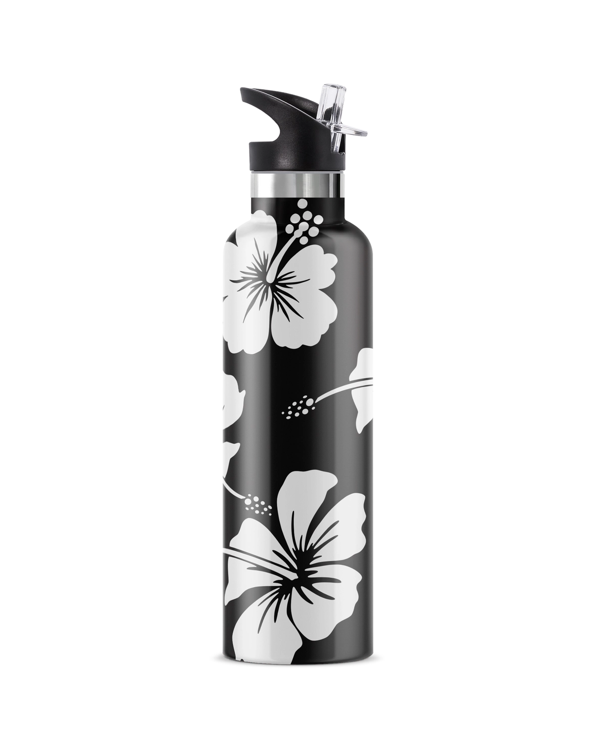Aloha | 25 oz Insulated Water Bottle Flip' N ' Sip Lid