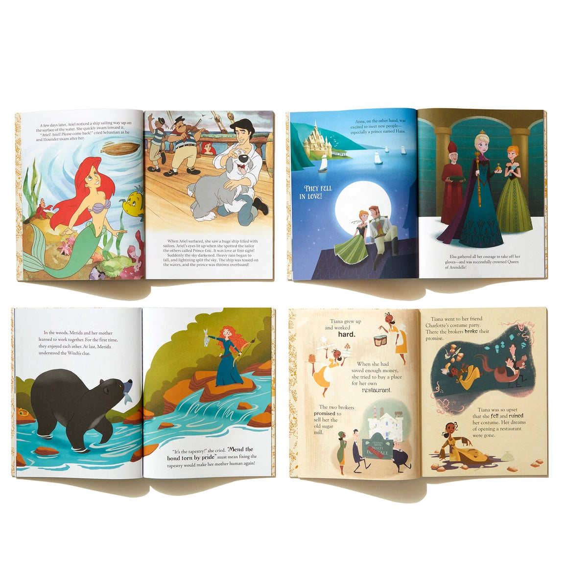 Ultimate 12 Book Disney Princess Classic Little Golden Books Box Set