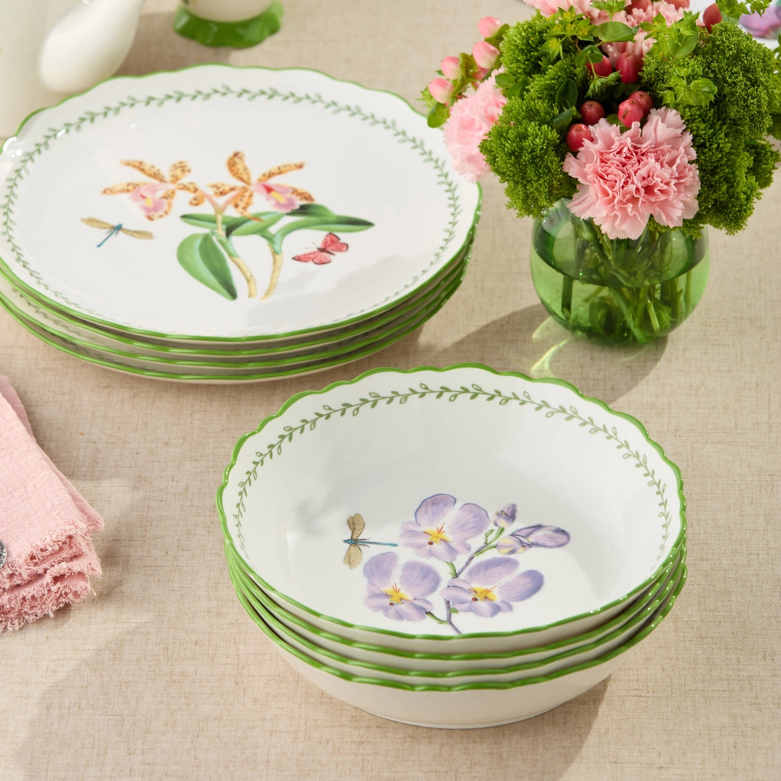 Mirabella Soup Bowl 9in X 2in 4 Asst Set of 12