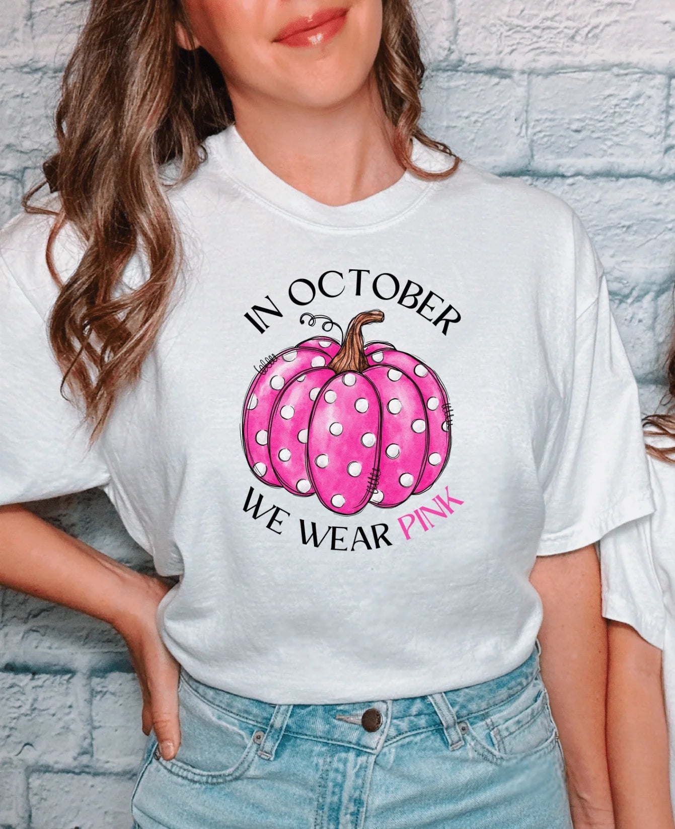 In October We Wear Pink- Shirt