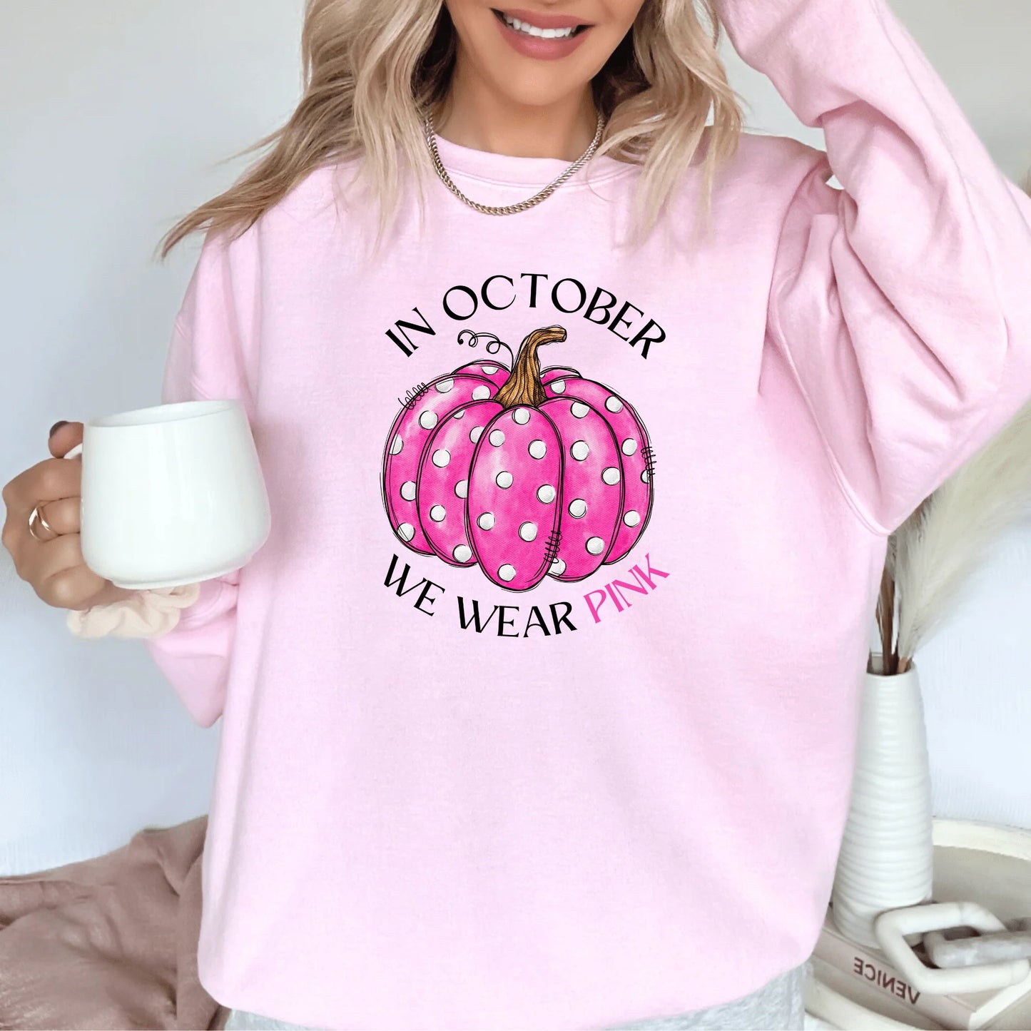 In October We Wear Pink- Shirt