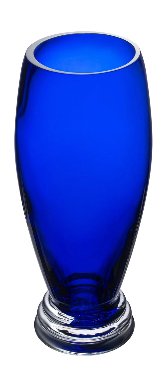Cobalt Footed Vase, 14"H