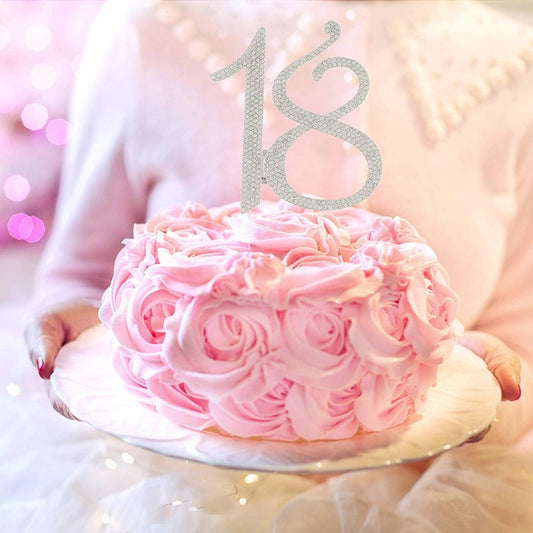 18 Crystal Cake Topper