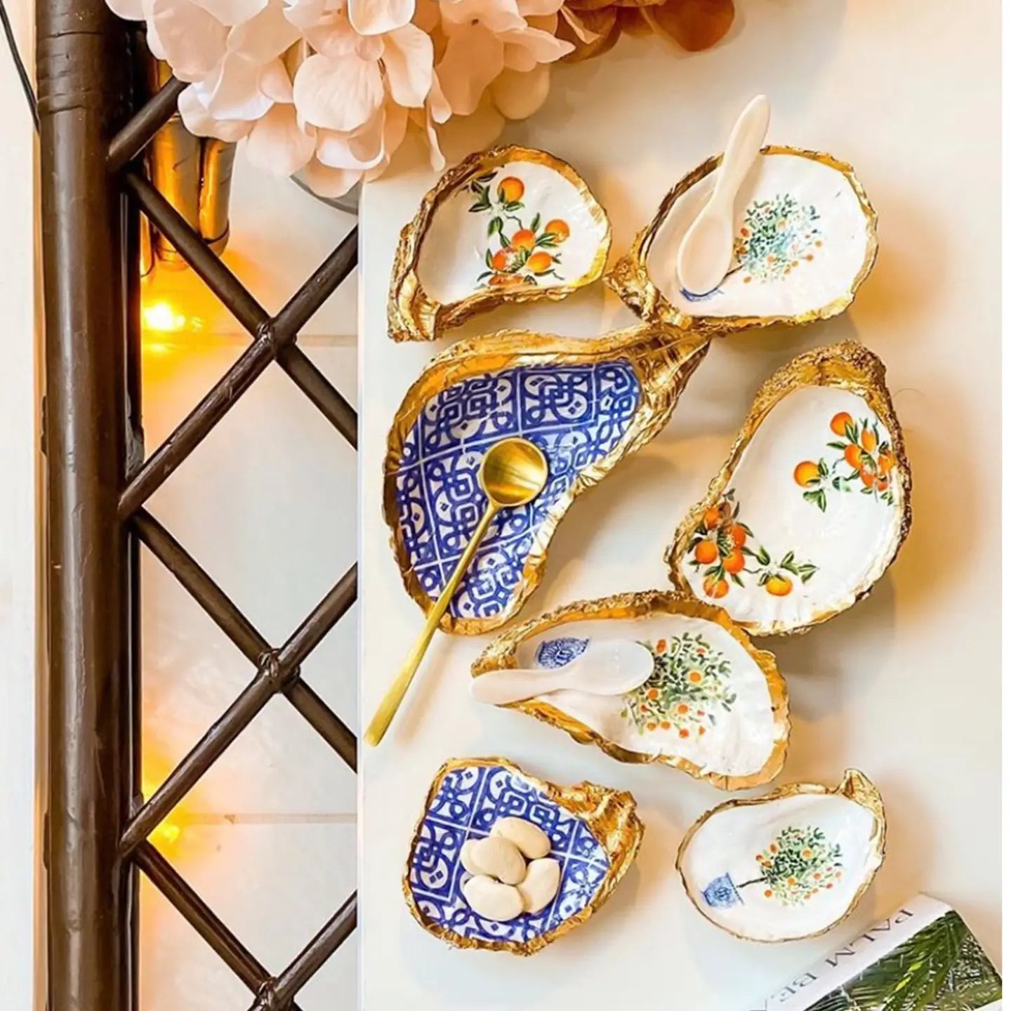 The Amalfi Collection Oyster Shell Plate
