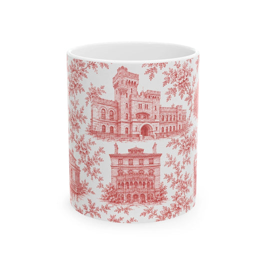 Park Slope Toile De Jouy Chinoiserie Ceramic Mug