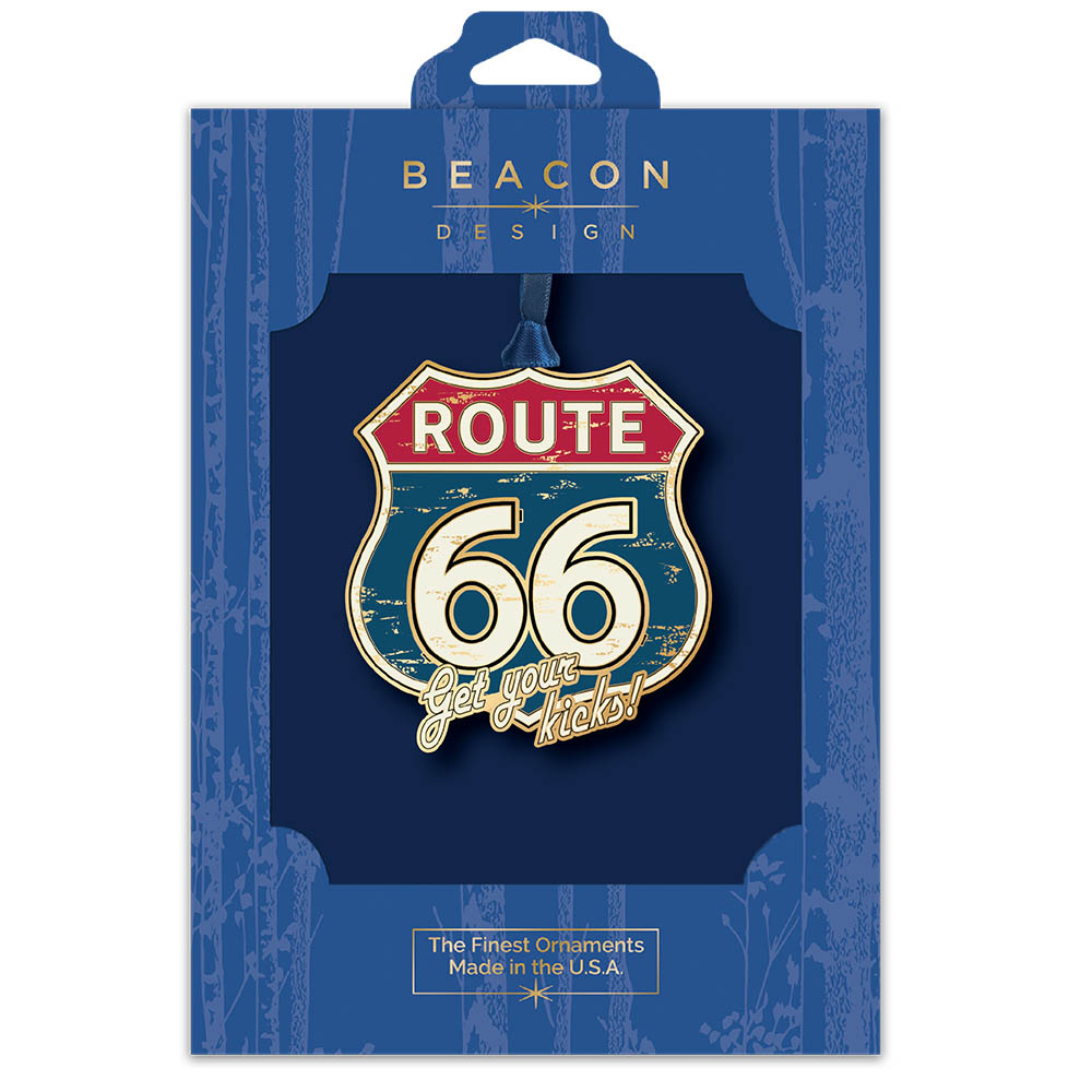 Route 66 Brass Ornament
