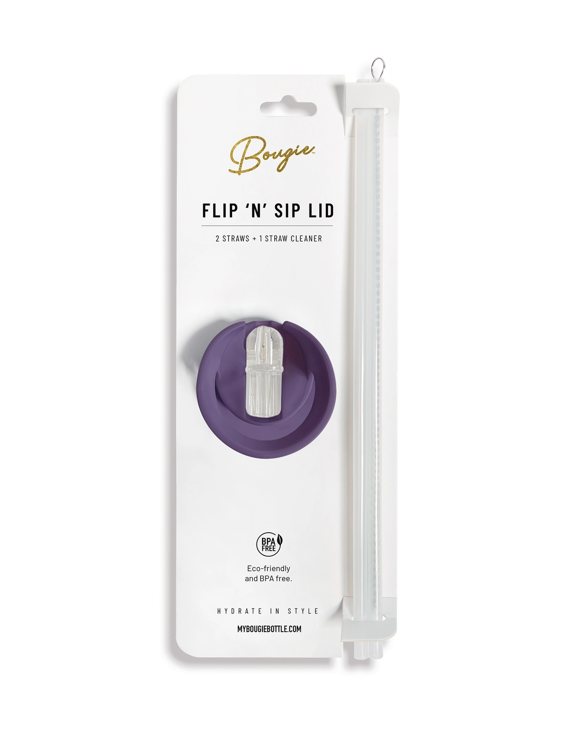 Flip ‘N’ Sip Lid Multi Colors | 2 Straws + 1 Cleaner