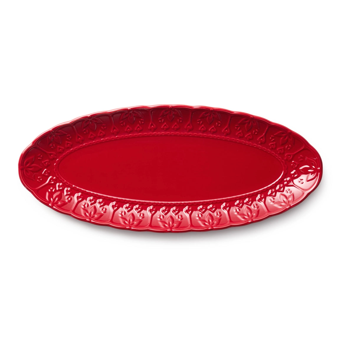 Provence Embossed Fish Platter 19in X 8.75in