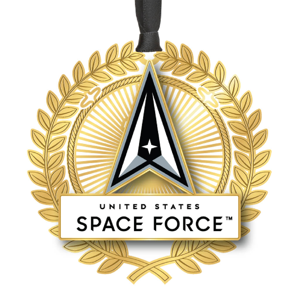 U.S. Space Force Seal Brass Ornament - NY Gift Boutique