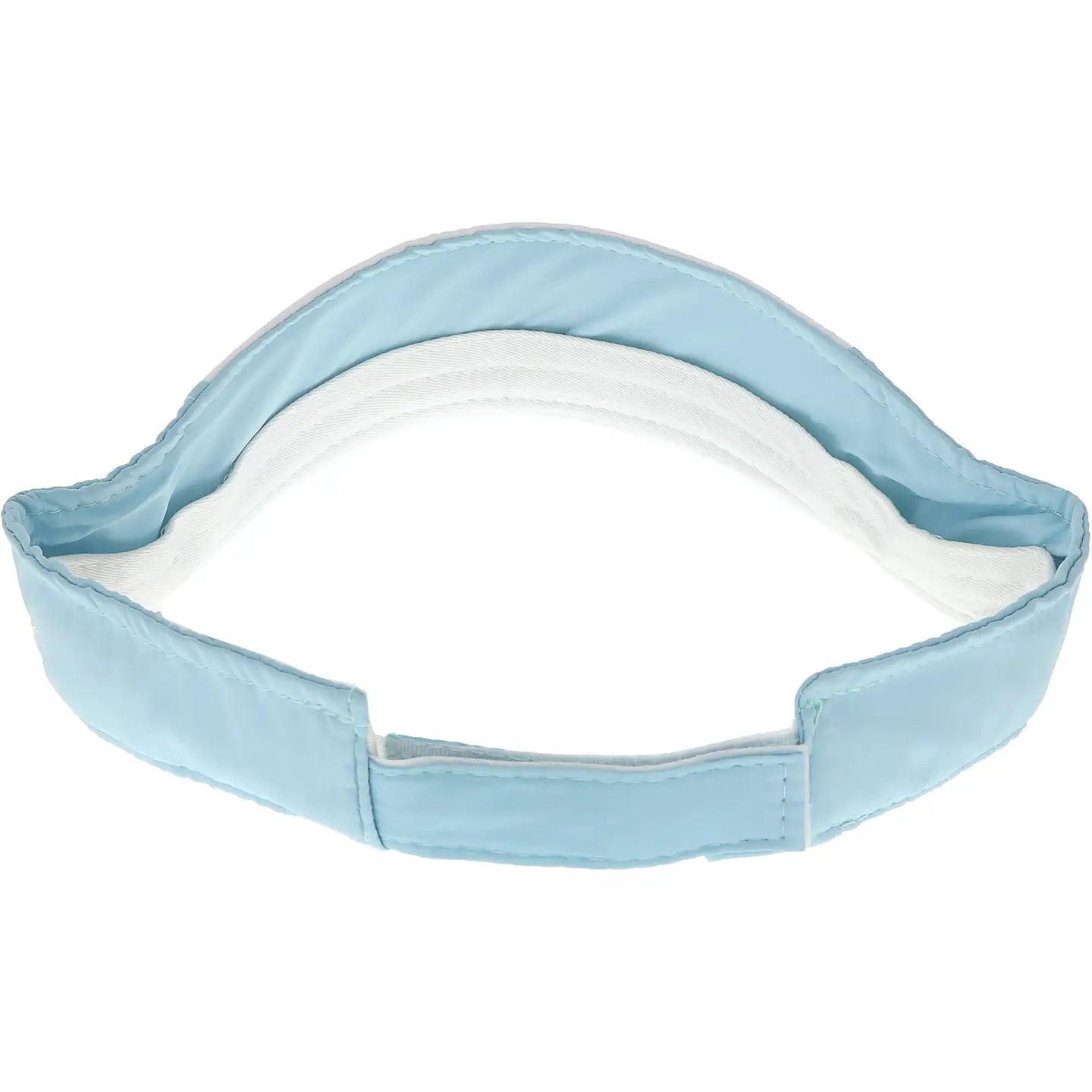 Queen of the Green - Light Teal & White Adjustable Visor