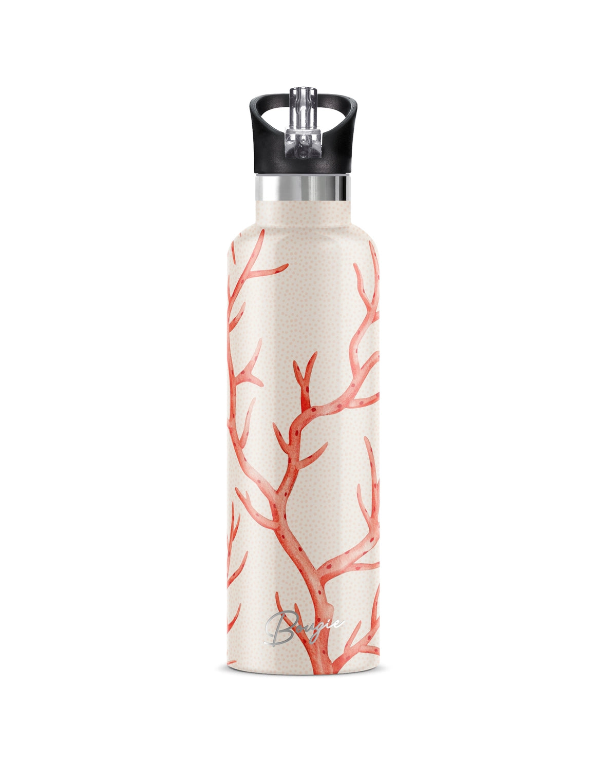Corallia Coral - Peach 25 oz Insulated Water Bottle