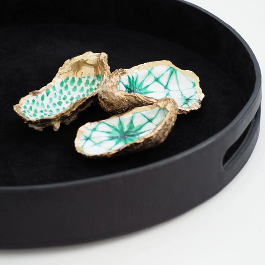 Shibori Oyster Shell Dish