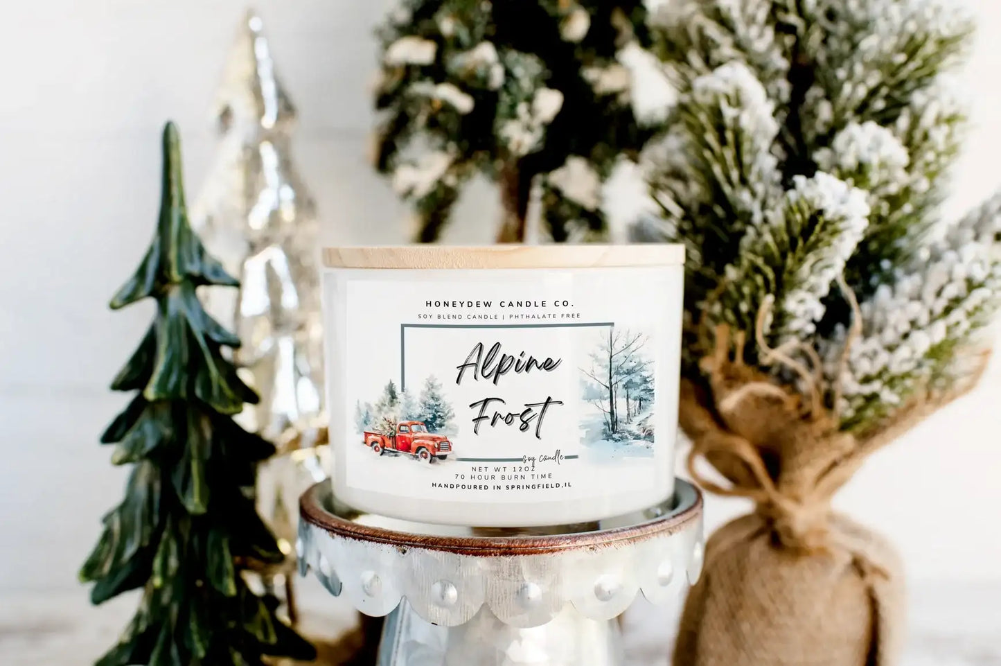 3 Wick Candle 12oz - Alpine Frost