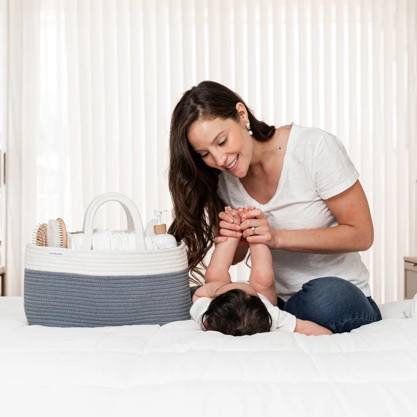 Comfy Cubs Diaper Caddy Organizer