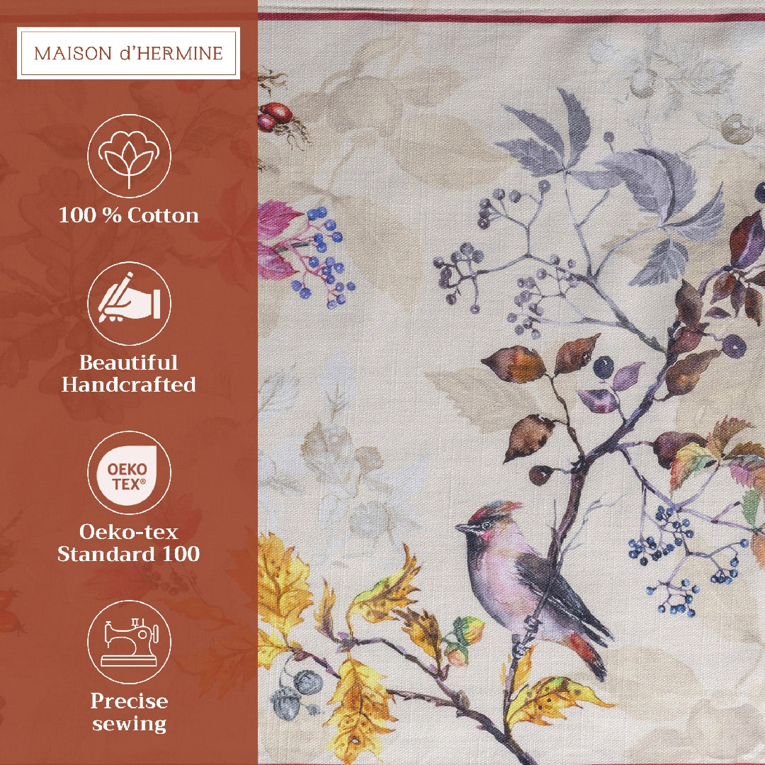 Equinoxe - Beige - Placemats 100% Cotton 13" X 19" - Set of 4