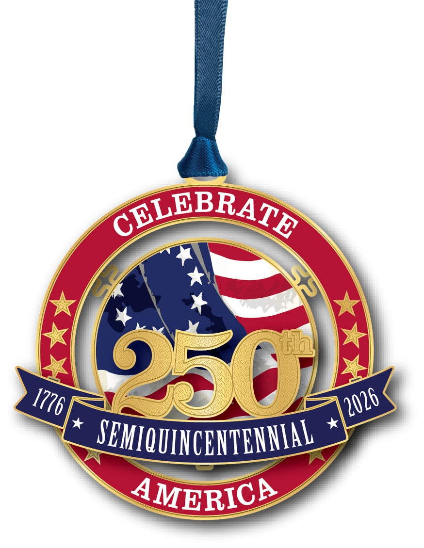 2026 Celebrate America Brass Ornament