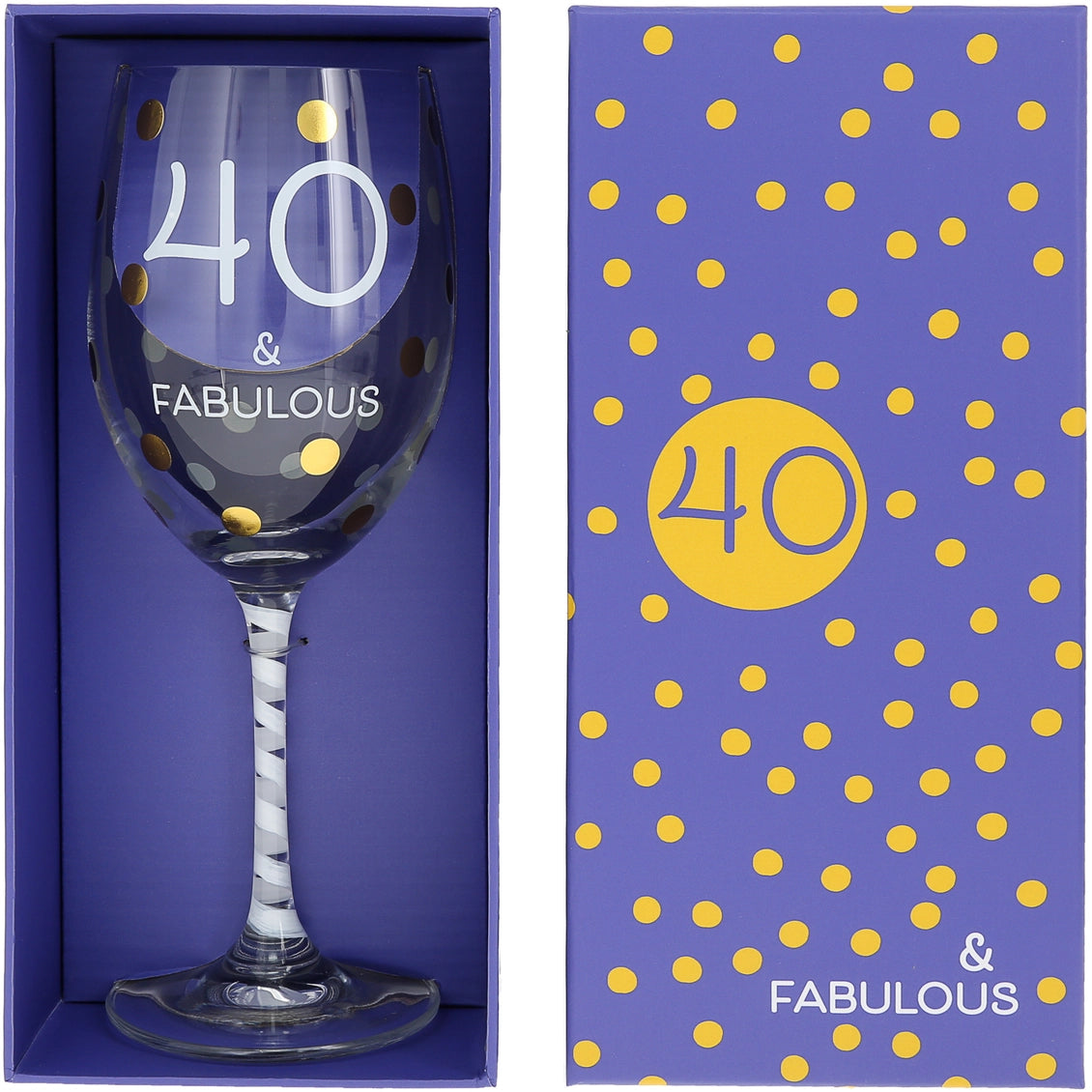 Pavilion Gift Company - 40 - Gift Boxed 16 oz Crystal Wine Glass