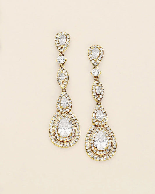 Aimee Long Dangle Earrings