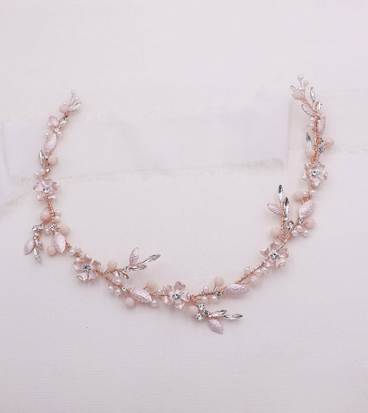 Emma- Flower Girl /Communion Headband Hair Vine