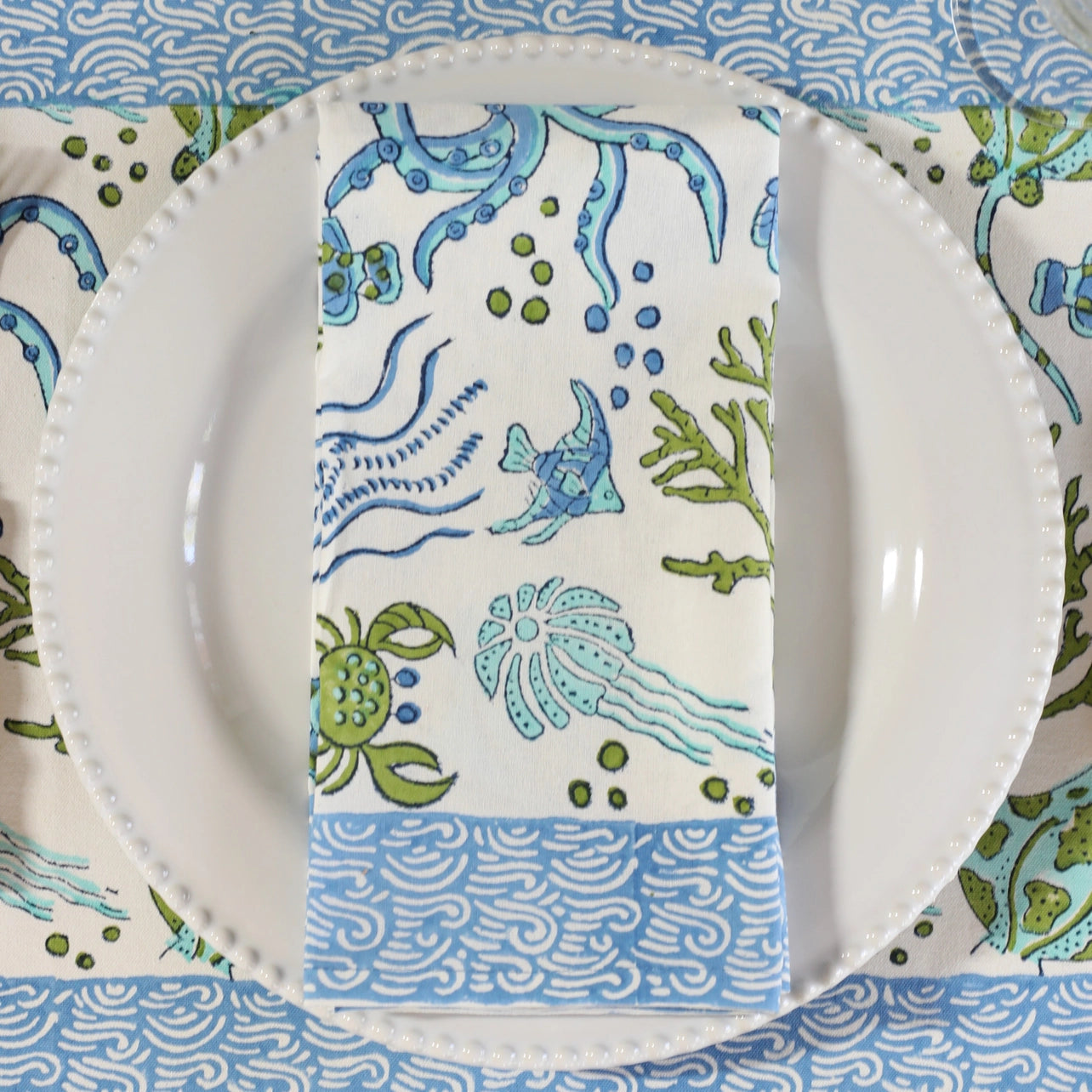 Sea Life - Fabric Napkins Set of 4