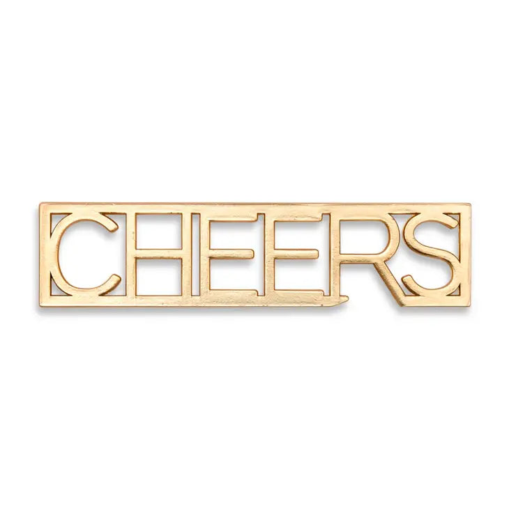 Gold "CHEERS" Bottle Opener Favor - NY Gift Boutique