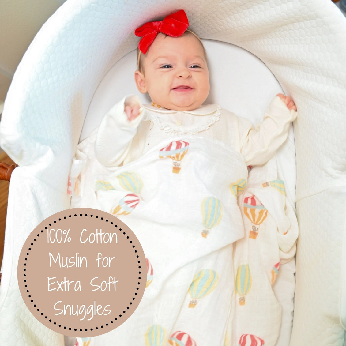The Sky Is the Limit Baby Muslin Blanket - NY Gift Boutique