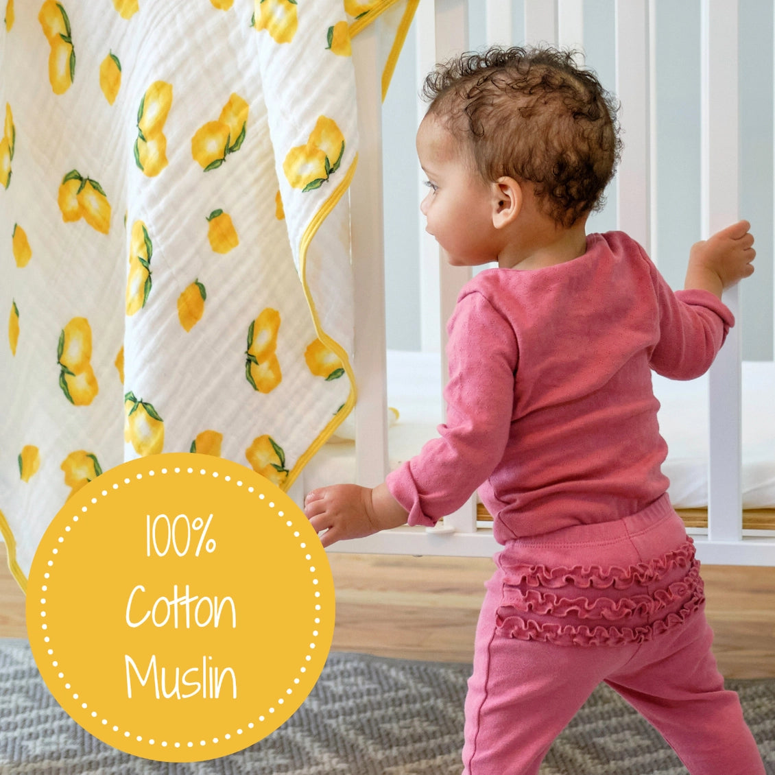 Main Squeeze Baby Todller Muslin Blanket