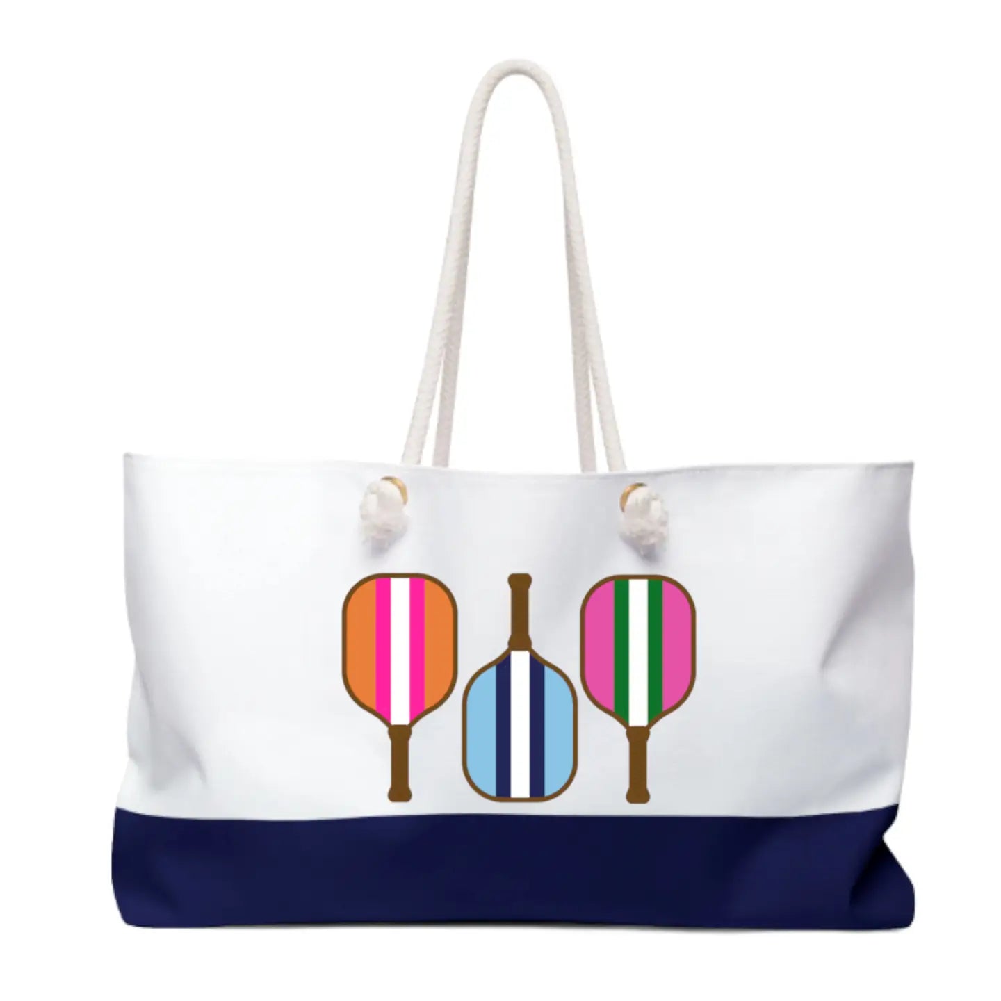 Pickleball Colorful Weekender Tote Bag