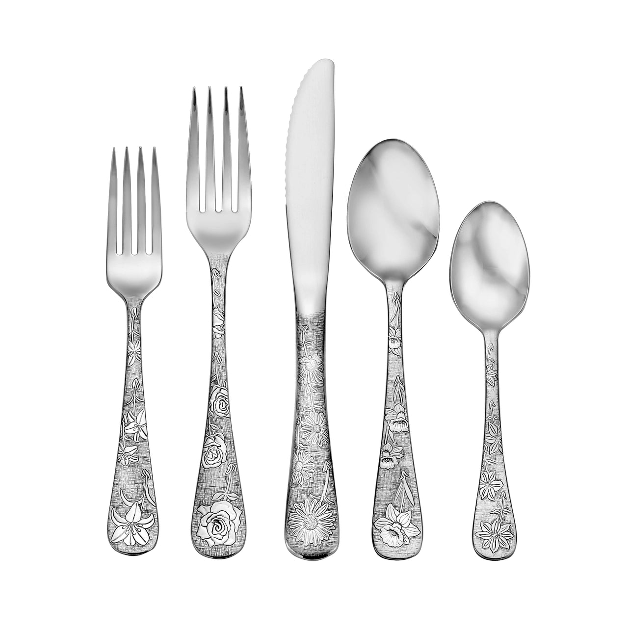 American Garden Flatware 40pc Place Setting