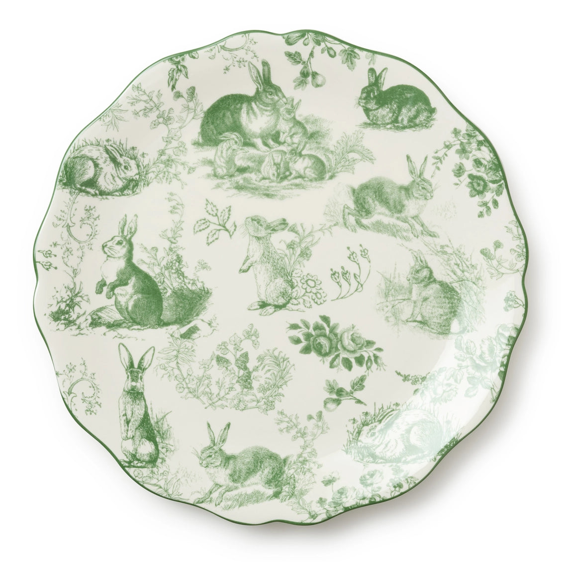 Le Jardin Round Platter 13in