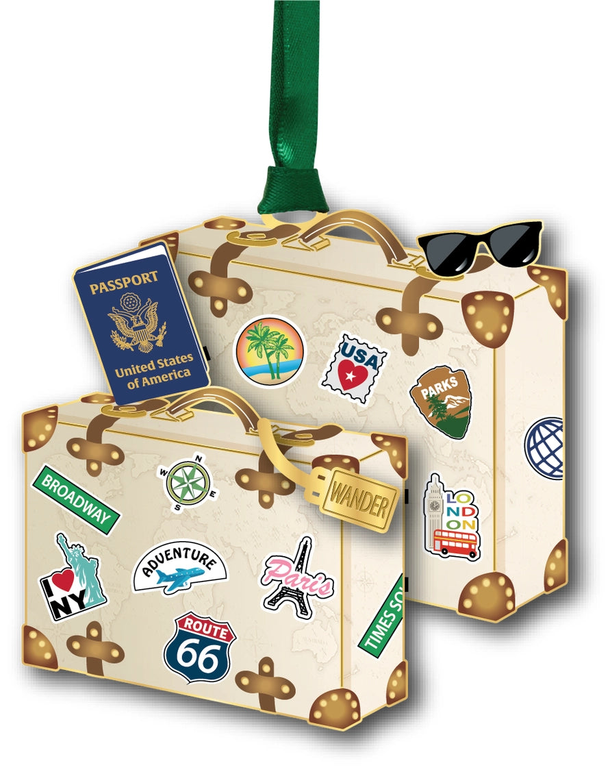 Wanderlust Brass Ornament