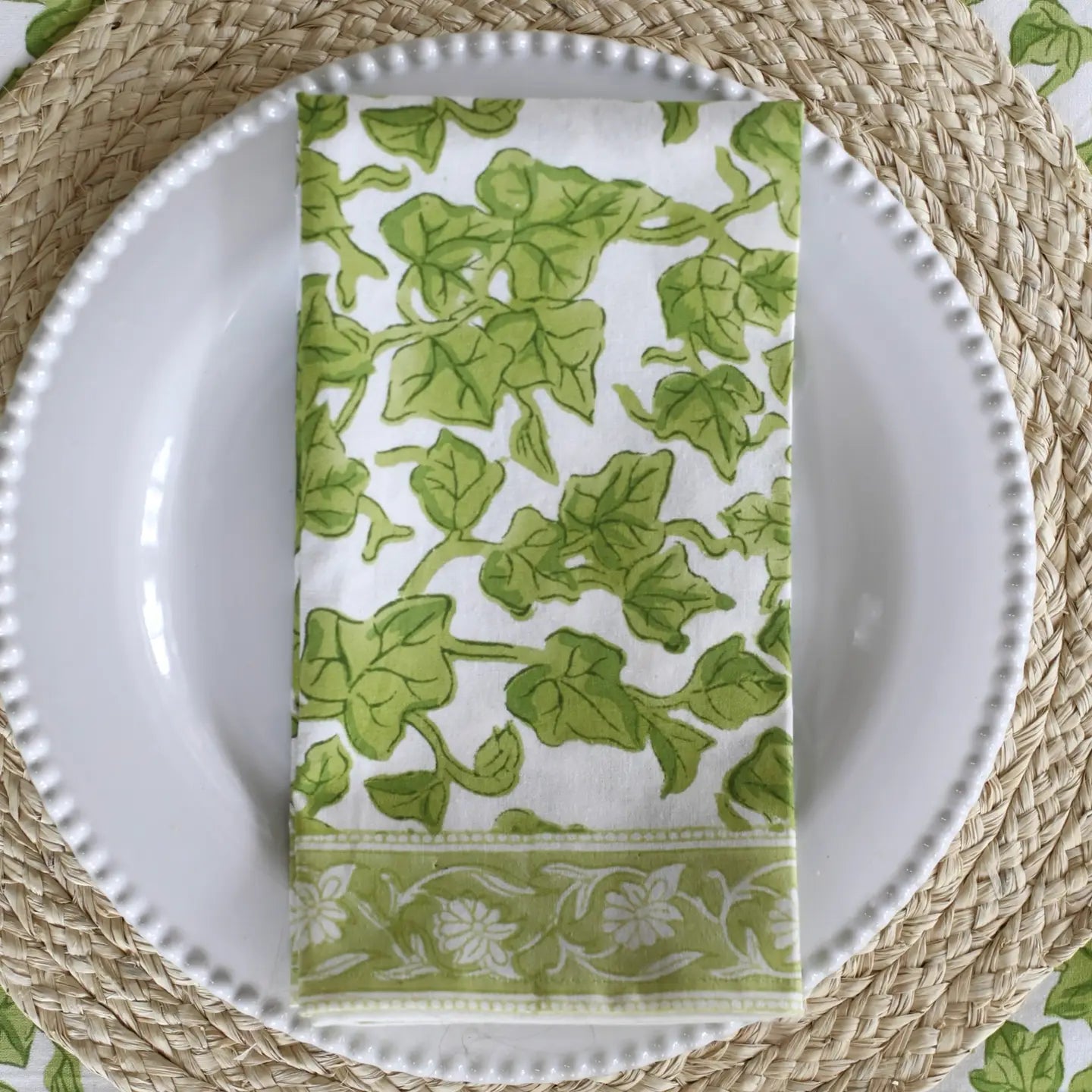 Ivy Leaf - Fabric Napkins Set of 4