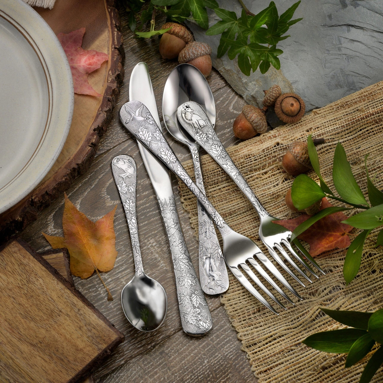 American Outdoors Flatware 20pc Place Setting