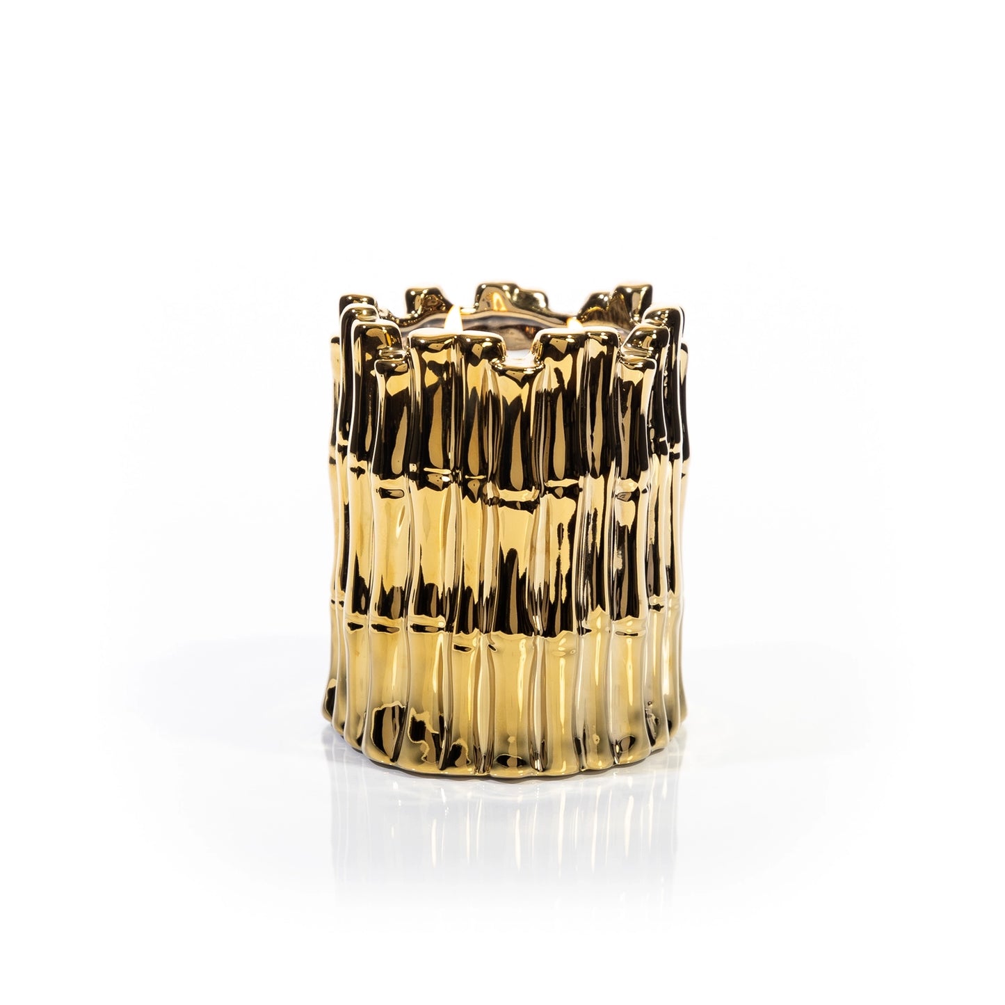Gold Sagano Bamboo Candle |