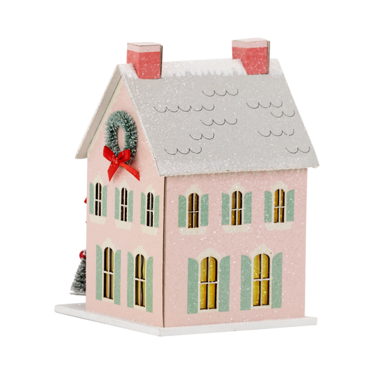 Christmas Village Merry House Village Decor - BACKORDERED