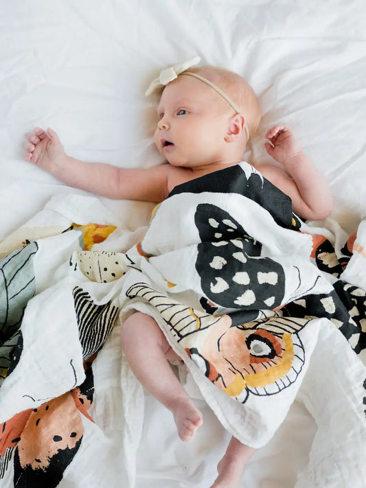 Clementine Kids Butterfly Collector Muslin Swaddle
