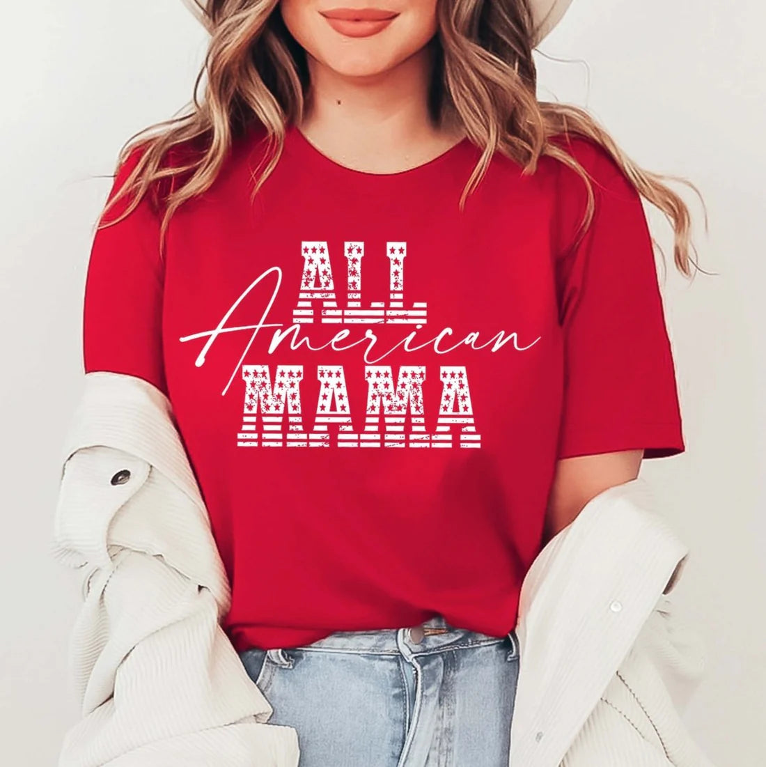 All American Mama Graphic Tee