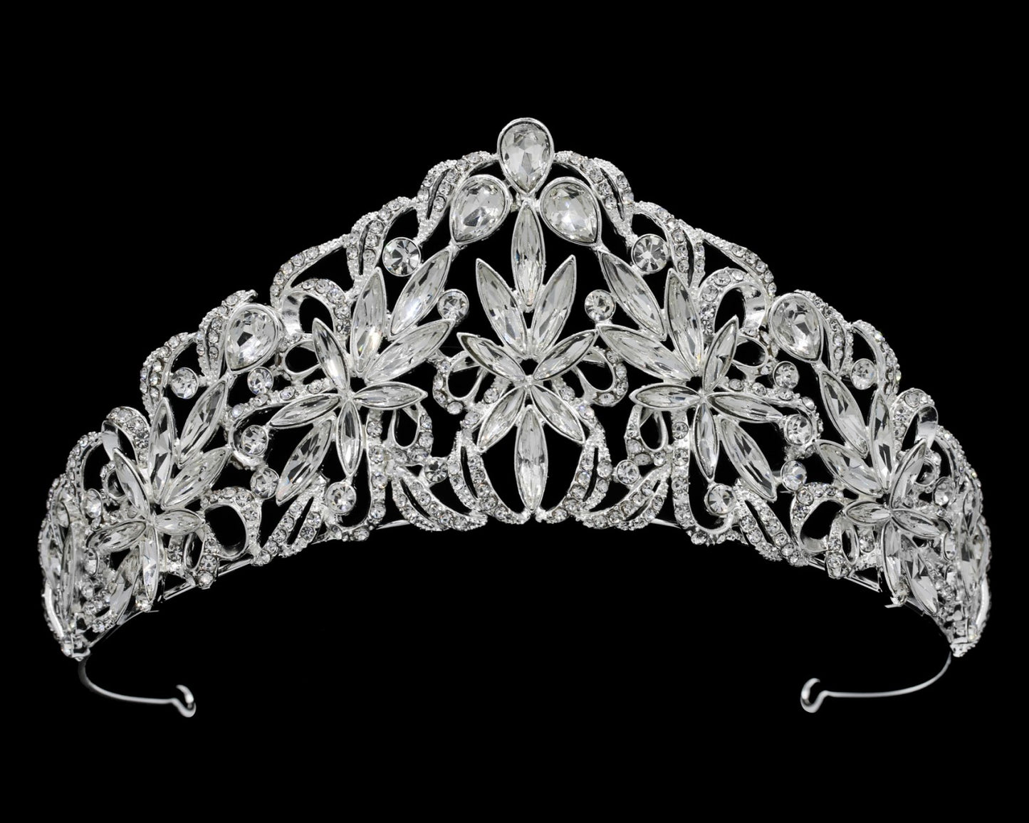 Aurelia Clear Crystal Bridal Tiara