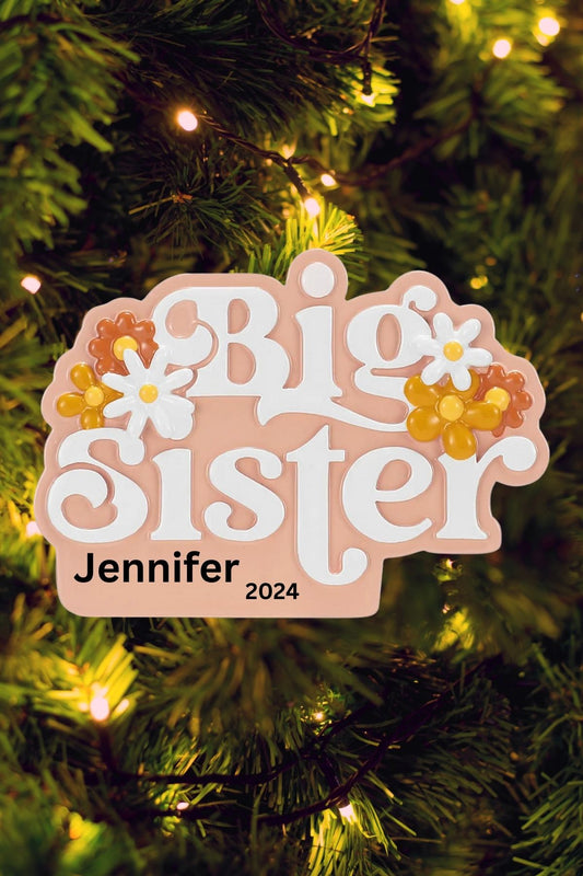 Big Sister Personalized Ornament
