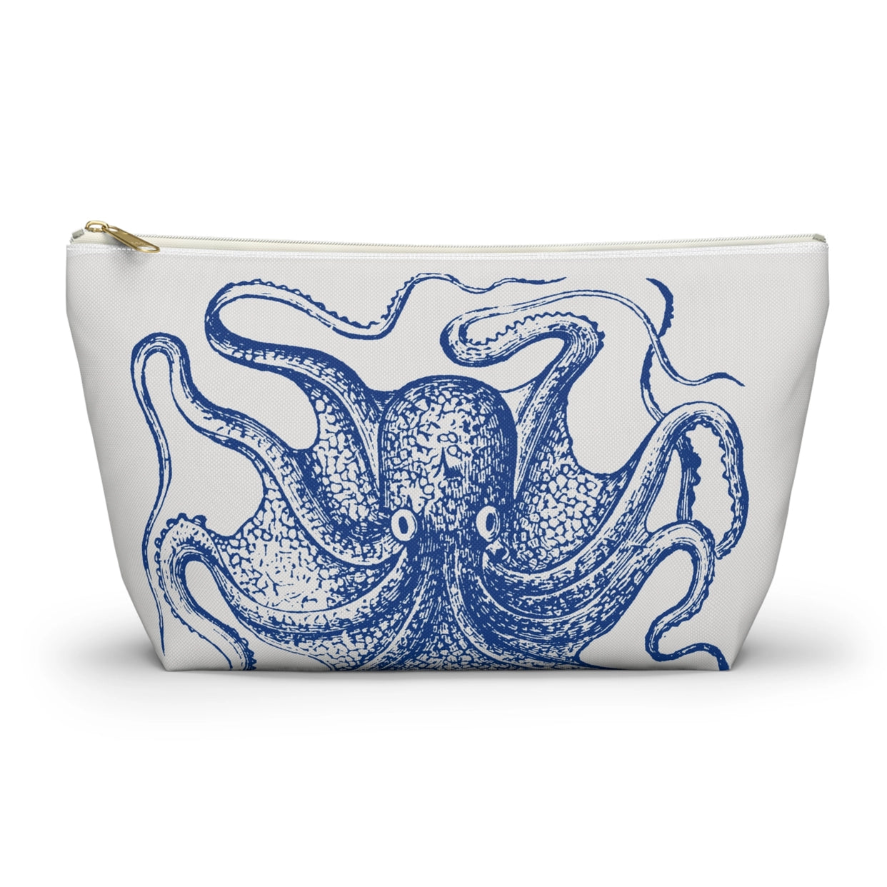 Blue Octopus Accessory Bag