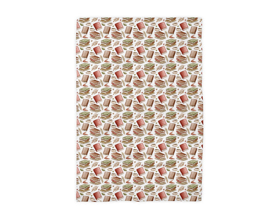 Book Lover Kitchen Waffle Weave Towel