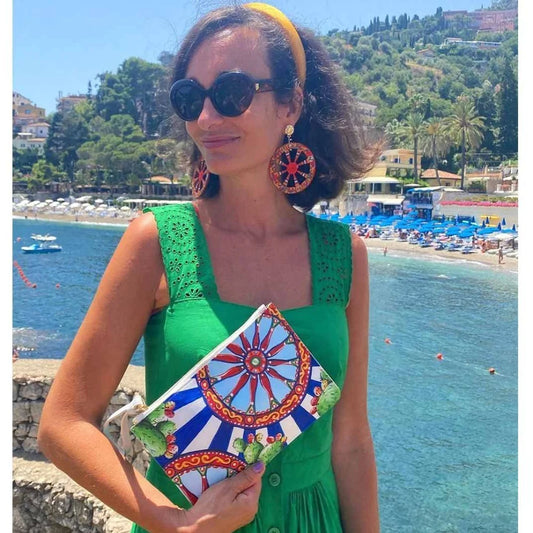 Carretto Siciliano Clutch Bag - NY Gift Boutique