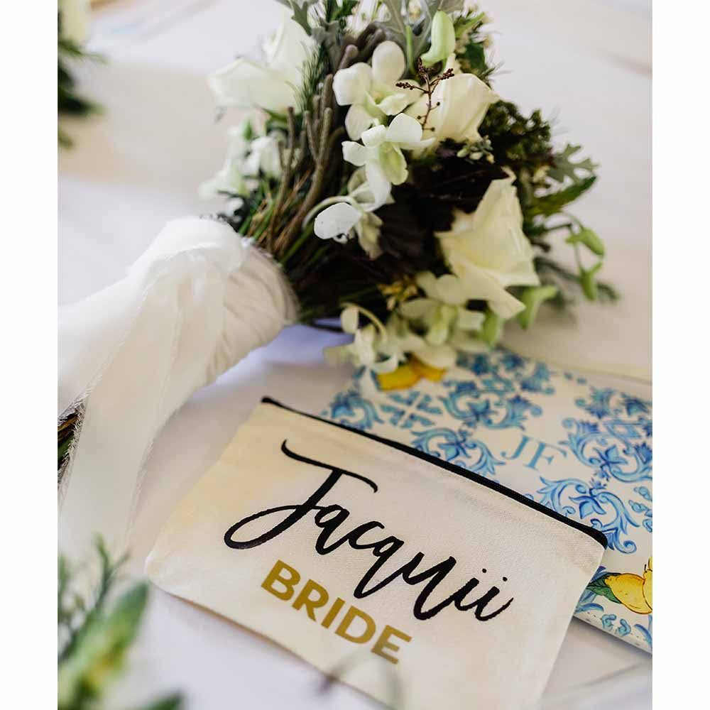 Personalized Capri Clutch Bag