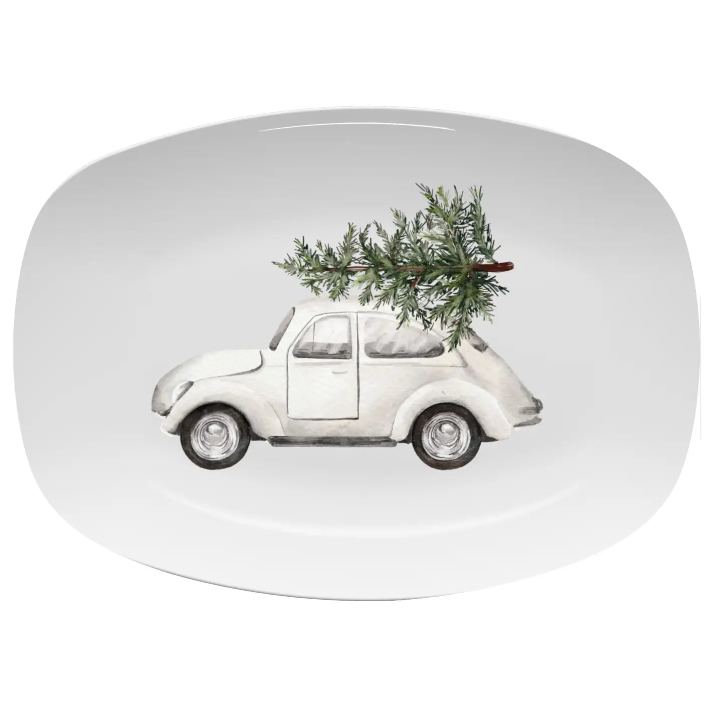 Christmas Tree on Car ThermoSaf® Platter