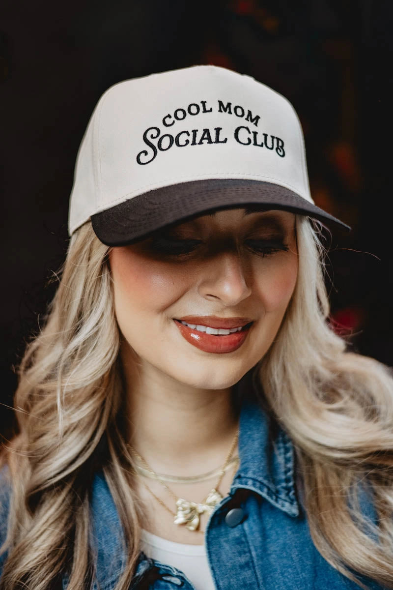Cool Mom Social Club Two-Toned Hat