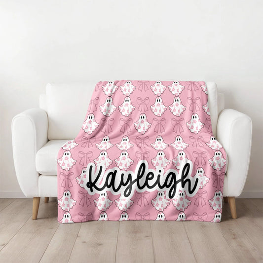 Coquette Ghost Personalized Blanket 50" x 60"