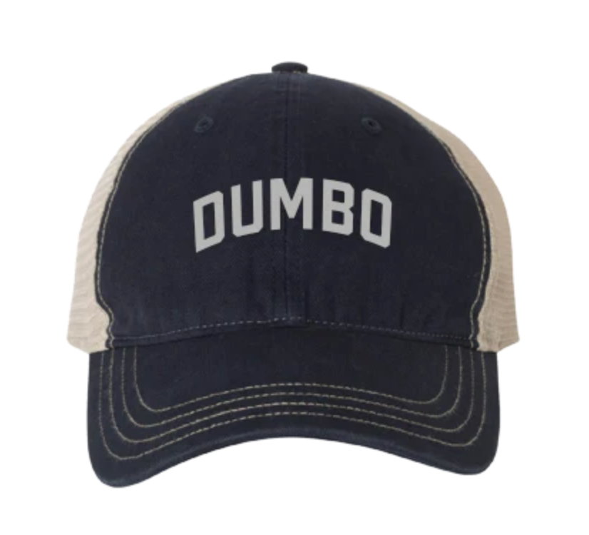 Dumbo Brooklyn Classic Sport Vintage Hat in Navy/Vanilla