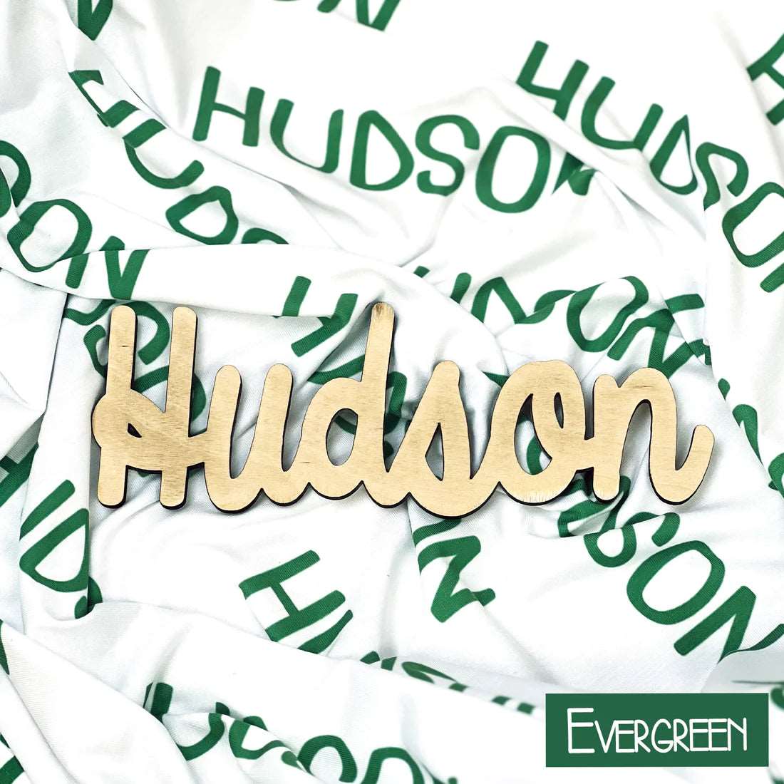 Personalized Colored Name Swaddle Blanket