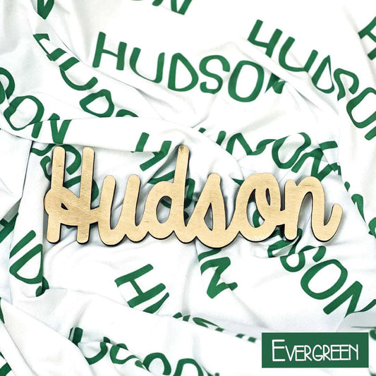 Personalized Colored Name Swaddle Blanket