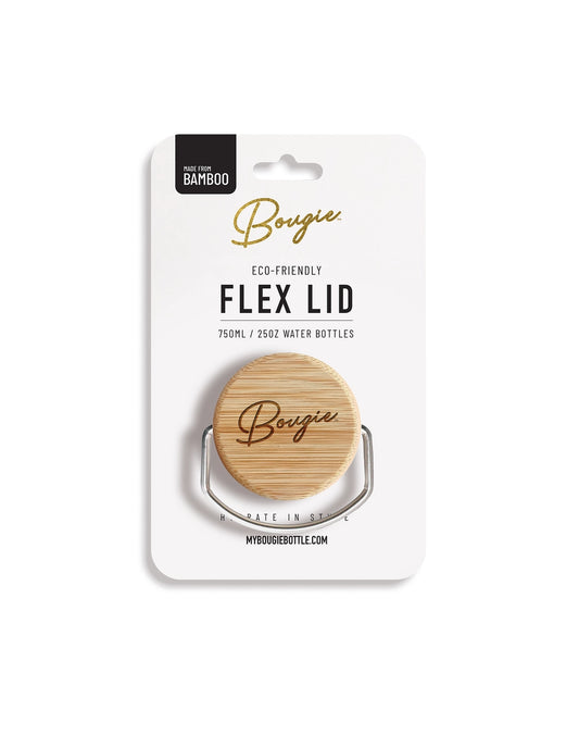 Bougie eco-friendly flex lid packaging on a white background